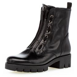 Stiefelette GABOR Gr. 38,5, schwarz Damen Schuhe mit modischen Durchzügen