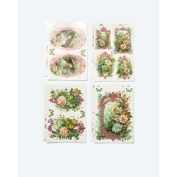 Wassertransfer-Set Floral 2024