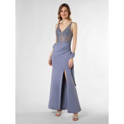 Unique Abendkleid mit Stola Damen, blau