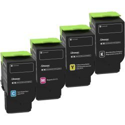 Lexmark Original Toner - 4er Multipack für CX622ade, CX625ade, CS521dn, CX625adhe, CS622de