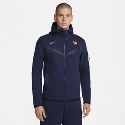 FFF Tech Fleece Windrunner Nike Fußball-Hoodie mit durchgehendem Reißverschluss für Herren - Blau