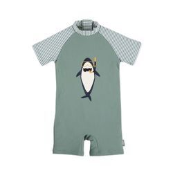 Sterntaler® Schwimmanzug "Hai", Label, für Babys und Kleinkinder, grün, 104