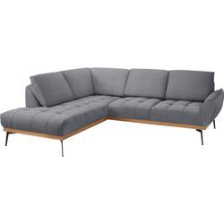 Ecksofa "Palic, L-Form", grau, B:241cm H:87cm T:206cm, GUIDO MARIA KRETSCHMER HOME & LIVING, Sofas, Topseller