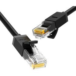 Ugreen - Kabel Internet Netzwerkkabel Ethernet Patchkabel RJ45 Cat 6 utp 1000Mbps 5m Schwarz (20162)