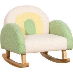 Homcom - Kindersofa Schaukelstuhl für Kleinkinder Kindersessel Kindercouch für Kinder 1,5-3 Jahre Babysitz für Kinderzimmer Spielzimmer