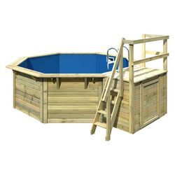 Holzpool One mit Terrasse