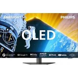 PHILIPS 48OLED809 4K OLED Ambilight TV (Flat, 48 Zoll / 121 cm, 4K, SMART TV, Ambilight, Google TV)