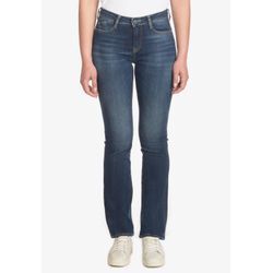 Bequeme Jeans LE TEMPS DES CERISES "POWERB", Damen, Gr. 26, US-Größen, blau, 92% Baumwolle, 6% Synthetik, 2% Elasthan, Jeans, mit leicht ausgestellten Beinen