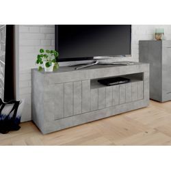 Lowboard INOSIGN "Urbino", grau (beton), Sideboards, Breite 138 cm