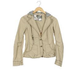 QS by s.Oliver Damen Jacke, beige, Gr. 34