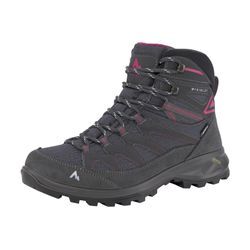 Wanderschuh MCKINLEY "Vulcanus MID AQX W", Gr. 36, bunt (anthrazit, pink), Leder, Textil, sportlich, Schuhe, wasserdicht