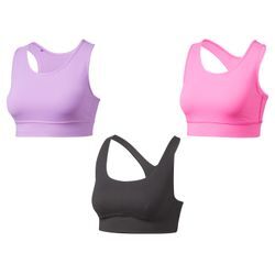 CRIVIT Damen Sportbustier, Medium-Level, mit dynamischer Kühltechnologie