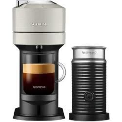 Nespresso VERTUO Next Light Grey & Aeroccino 3 schwarz Vertuo Kaffeemaschine