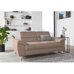 2,5-Sitzer SIT & MORE "Sorano" Sofas Gr. B/H/T: 188cm x 88cm x 91cm, Flachgewebe, braun (macchiato) Breite 188 cm