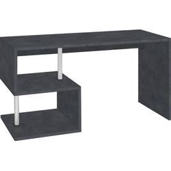 Schreibtisch INOSIGN "Esse", grau (schieferfarben matt), B:140cm H:75cm T:60cm, Tische, Breite 140 cm