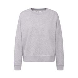 Sweater BUGATTI Gr. L, grau Damen Sweatshirts mit Logo auf dem Rücken