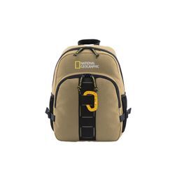 Cityrucksack NATIONAL GEOGRAPHIC "EXPLORER III" Gr. B: 31.00 cm, beige Rucksäcke aus recycelten PET-Flaschen