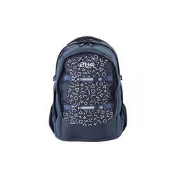 Schulrucksack 2BE Gr. B: 23 cm, blau (blau, weiß) Kinder Rucksäcke mit reflektierenden Elementen