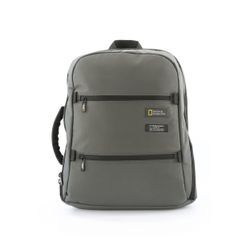 Cityrucksack NATIONAL GEOGRAPHIC "Mutation" Gr. B: 32.00 cm, grün (khaki) Rucksäcke aus recyceltem Polyester