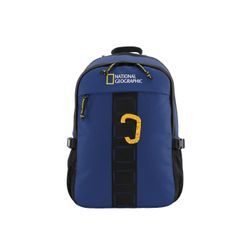 Cityrucksack NATIONAL GEOGRAPHIC "EXPLORER III" Gr. B: 31.00 cm, blau Rucksäcke aus recycelten PET-Flaschen