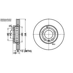 ATE Bremsscheibe vorne rechts links belüftet 239,0mm für SKODA VAG 6Q0615301 6Q0615301A 24.0118-0137.1