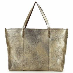 Campomaggi Shopper Tasche Leder 37 cm platino