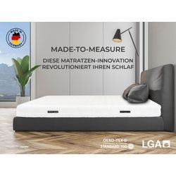 Kaltschaummatratze MACHALKE "Mac Dreamy de Luxe" Matratzen Gr. flexibel (0 kg - 100 kg), Kombination A1, Material oben: Kunstfaser-Lyocell (Tencel) Material unten: Kunstfaser-Lyocell (Tencel)-Baumwolle, B/L: 140 cm x 200 cm, 1 St., weiß Premium Matratze in verschiedenen Größen, luxuriöse Wendematratze