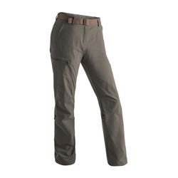 Funktionshose MAIER SPORTS "Lulaka" Gr. 34, Normalgrößen, braun (schlamm) Damen Hosen Wanderhose, atmungsaktive Outdoor-Hose mit Roll up Funktion