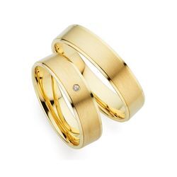 Trauring PHÖNIX "Schmuck Geschenk Gold 333 Trauring Ehering LIEBE versch. Varianten" Gr. 49, gold (gelbgoldfarben), Fingerringe, 49, ohne Brillant, Gelbgold 333, 5,0mm, Made in Germany, wahlweise mit oder ohne Brillant