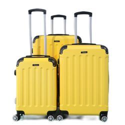 Reisekoffer Koffer 3 tlg Hartschale Trolley Set