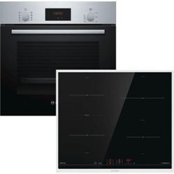 Bosch - Herdset Einbau-Backofen mit Gorenje Induktionskochfeld - autark, 60 cm