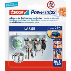 Tesa - powerstrips recambio tira adhesiva doble cara grande 58060