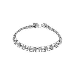 Armband FIRETTI "Schmuck Geschenk Silber 925 Armschmuck Armkette Gliederkette" Armbänder Gr. mit Zirkonia, Silber 925 (Sterlingsilber), silberfarben (silberfarben, kristallweiß) Damen wahlweise mit oder ohne Zirkonia