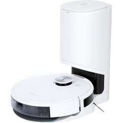 ECOVACS Nass-Trocken-Saugroboter "DEEBOT N10 Plus", 4300PA, LiDAR Navigation, Absaugstation, für Hartboden, Teppich, Weiss, Saugroboter, weißB:35cm H:9,3cm T:35cm