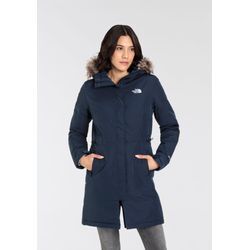 Funktionsparka THE NORTH FACE "ZANECK PARKA" Gr. S, blau (blue) Damen Jacken recycelter Parka