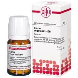 Carbo Vegetabilis D 6 Tabletten 80 St