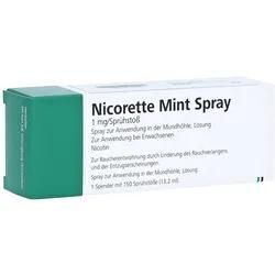 Nicorette Mint Spray 1 mg/Sprühstoß - Reimport 150 Sp