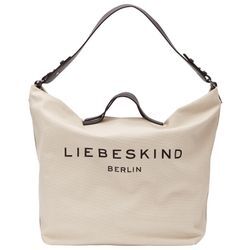 Hobo LIEBESKIND BERLIN "Hobo L" Gr. B/H/T: 53 cm x 43 cm x 14 cm, weiß (offwhite) Damen Taschen mit viel Stauraum