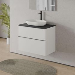 Badmöbel Unterschrank LAVOA 80cm für Aufsatzwaschbecken - Farbe wählbar