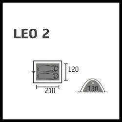 Portal LEO 2 Zelt Kuppelzelt Familienzelt Camping wasserdicht grau