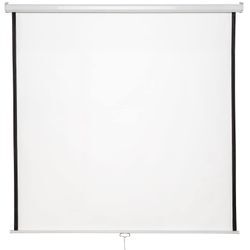 tectake® Beamer-Leinwand, ausziehbar, verschiedene Formate, Doppelschicht-Gewebetuch, faltenfrei