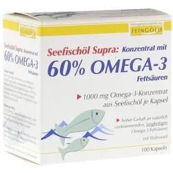 Seefischöl Supra M.60% Omega-3-Fetts.Wei 100 St