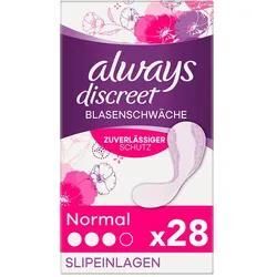 Always Discreet Inkontinenz-Slipeinlagen Normal 28 St