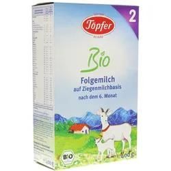 Töpfer Bio Folgemilch auf Ziegenmilchbas 400 g