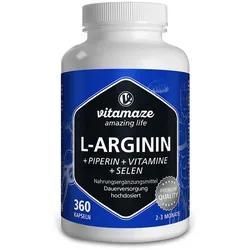 Vitamaze L-arginin 750 mg + Piperin + Vitamine 360 St