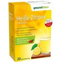 Gesund Leben Heiße Zitrone+Acerola Pulve 20 St