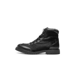 Schnürboots HENRY STEVENS "Barkley CHB Businessschuh" Gr. 42, schwarz (black) Herren Schuhe Schnürboots Leder handgefertigt, Hiking-Boots