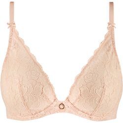 Aubade 2k Rosessence Care Triangel-BH, Bügel, Anhänger, für Damen, beige, 80E