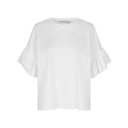 Masai Kurzarm T-Shirt Damen Baumwolle, weiß