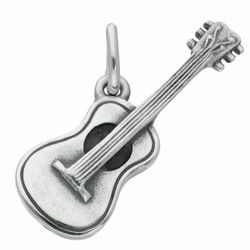 Ketten-Anhänger ADELIA´S "925 Silber Anhänger Gitarre", silber, Schmuckanhänger, Damen, Silber 925 (Sterlingsilber), 925 Sterling Silber Silberschmuck für Damen